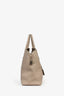 Louis Vuitton 2015 Taupe Taurillon Leather Lockit MM Zip Tote with Strap