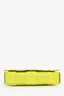 Bottega Veneta Neon Yellow Leather Flat Cassette Bag