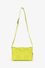 Bottega Veneta Neon Yellow Leather Flat Cassette Bag