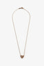 Tiffany & Co. Rubedo Rose Gold Toned Metal Enchanted Heart Pendant Necklace