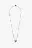 Tiffany & Co. Rubedo Rose Gold Toned Metal Enchanted Heart Pendant Necklace