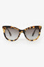 Miu Miu Tortoise Acrylic Cat Eye Sunglasses