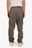 Brunello Cucinelli Green Cotton Straight Leg Trousers Size 58 Mens