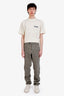 Brunello Cucinelli Green Cotton Straight Leg Trousers Size 58 Mens