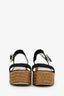 Jimmy Choo Black Suede Embellished Espadrilles Size 38