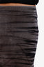 Alexander Wang Grey Animal Print Bodycon Stretch-Chenille Maxi Skirt Size S