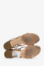Rene Caovilla Brown Suede 'Cleo' Embellished Sandals Size 38