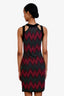 M Missoni Black/Pink/Green Sleeveless Dress Size 4