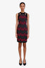 M Missoni Black/Pink/Green Sleeveless Dress Size 4