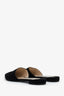 Prada Black Suede Pointed Toe Mules Size 36.5