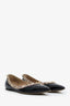 Valentino Black Patent Leather Rockstud Flats Size 35