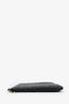 Pre-Loved Chanel™ 2016 Black Quilted Lambskin Large O-Case Zip Pouch