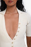 Jacquemus Beige 'Le Body Yauco' Polo Bodysuit Size 34