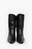 Saint Laurent Brown Leather Heeled 'Niki' Booties Size 38.5