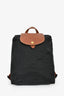 Longchamp Black Nylon Le Pliage Original M Backpack