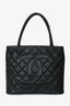 Pre-Loved Chanel™ 2000-2002 Black Caviar Medallion Tote