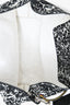 Longchamp Black/White Patterned Le Pliage Appaloosa XL Travel Bag With Strap