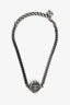 Pre-Loved Chanel™ B22 Hexagon Crystal Embellished CC Choker