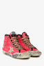 Golden Goose Pink Sequins Hightop Sneakers Size 37