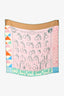 Hermès Pink Multicolour Silk 'Tetes De Chevaux Cornes Attelles Volutes' Scarf 90