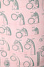 Hermès Pink Multicolour Silk 'Tetes De Chevaux Cornes Attelles Volutes' Scarf 90