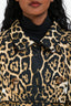 Yves Saint Laurent Printed Belted Trench Coat Size 38