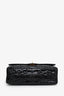 Pre-Loved Chanel™  2008-09 Black Crackled Patent Puzzle Reissue 2.55 Double Flap 226 Shoulder Bag