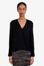 3.1 Phillip Lim Black Silk Button Detail Long Sleeve Blouse Size2