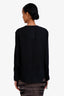 3.1 Phillip Lim Black Silk Button Detail Long Sleeve Blouse Size2