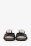 Repetto Black Leather Open Toe Heels With Bow Size 36