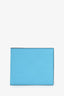 Gucci Blue Embossed Leather Bifold Wallet