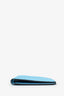 Gucci Blue Embossed Leather Bifold Wallet