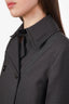 Gucci Grey Wool Double Breasted Coat Size 38