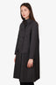 Gucci Grey Wool Double Breasted Coat Size 38