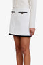 Gucci White Tweed Mini Skirt Size 40