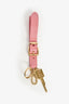 Miu Miu Pink Leather Key Charm
