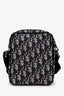 Christian Dior Blue Oblique Messenger Pouch Crossbody
