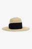 Gucci Beige Straw Papier Hat Size M