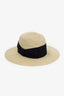 Gucci Beige Straw Papier Hat Size M
