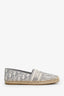 Christian Dior Grey Oblique Espadrilles Size 39