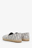 Christian Dior Grey Oblique Espadrilles Size 39