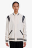 Saint Laurent Cream/Black Wool/Leather Varsity 'Teddy' Jacket Size 52 Mens