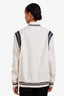 Saint Laurent Cream/Black Wool/Leather Varsity 'Teddy' Jacket Size 52 Mens
