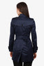 Burberry Navy Belted Trench Coat Size 2