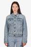 Saint Laurent Blue Denim Patina Jacket Size S