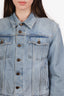Saint Laurent Blue Denim Patina Jacket Size S