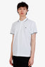 Christian Dior White Bee Embroidered Polo T-Shirt Size XL Mens