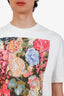 Louis Vuitton 2022 White Flower Tapestry T-Shirt Size L Mens