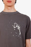 Christian Dior x Cactus Jack Grey Logo Print T-shirt Size M Mens
