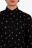 Givenchy Black Logo Print Button Down Shirt Size 41 Mens